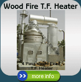 Wood Fired Thermic Fluid Heater, T.F. Heater, Wood Fired TF Heater